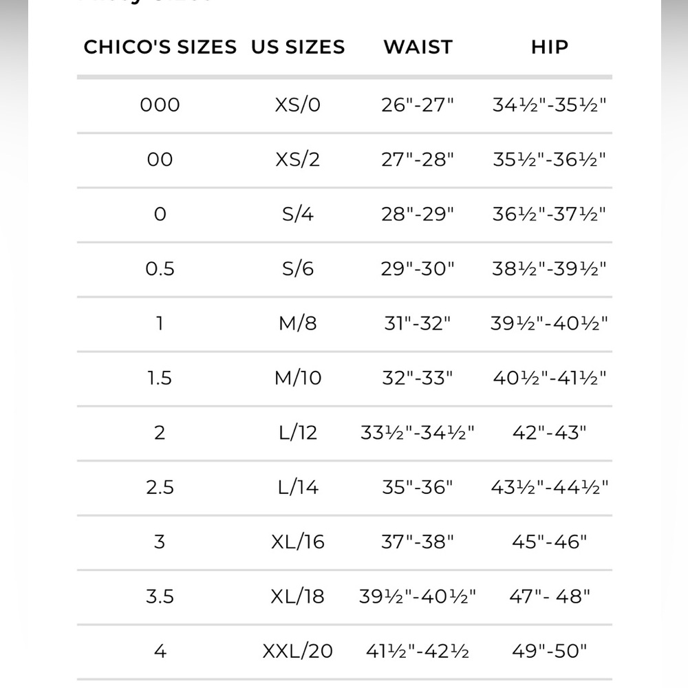 ⬇️Chico’s So Slimming Pant Size 0.5R (6) - Picture 9 of 9
